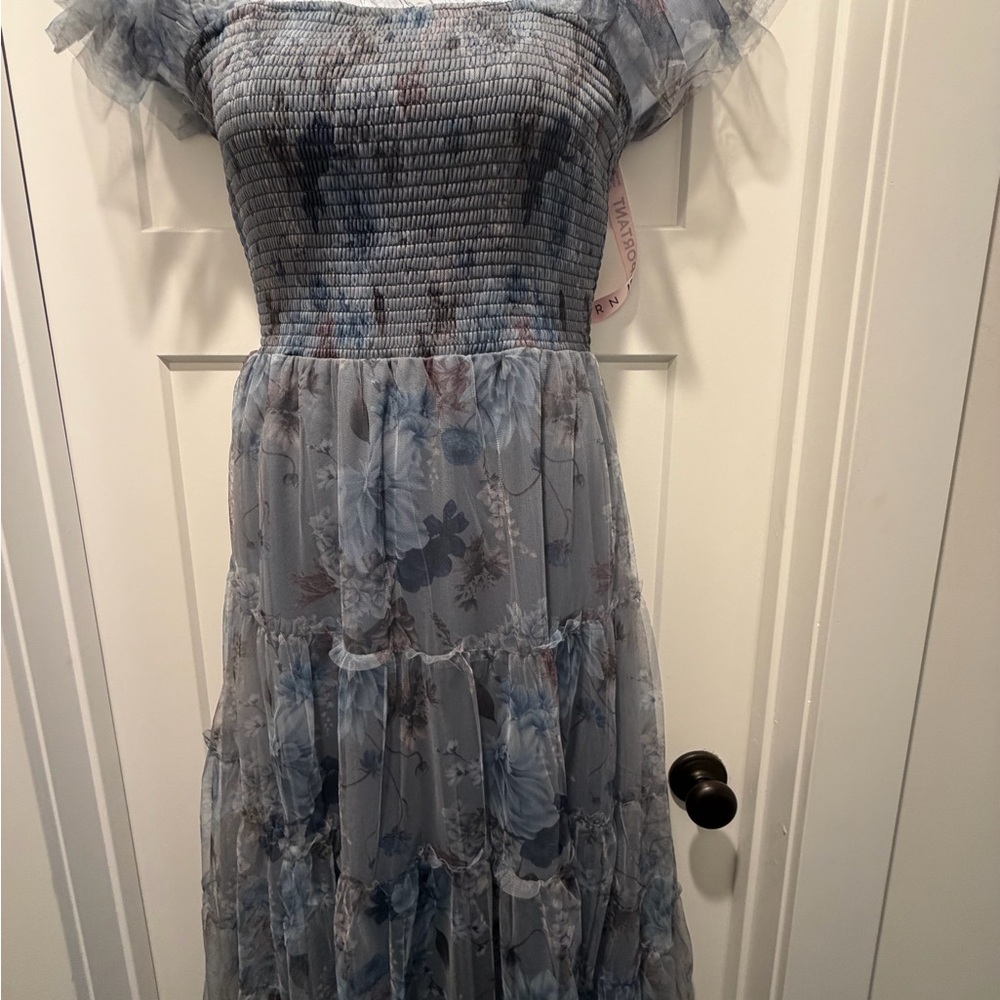 Baltic Born Clementine Tulle Dress Dusty Blue XL - Picture 3 of 7